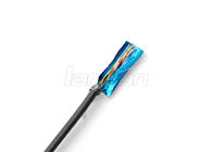 Shield Twisted Pairs SFTP Cat5E Lan Cable 24AWG Bare Copper Quick Installation